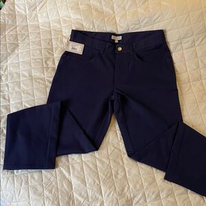 Peter Millar Crown Sport Performance Pants Navy Blue Golf  32 x 30
